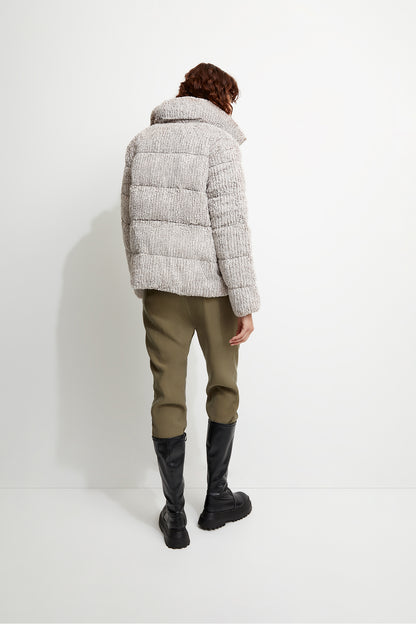 Close Knit Puffer Jacket