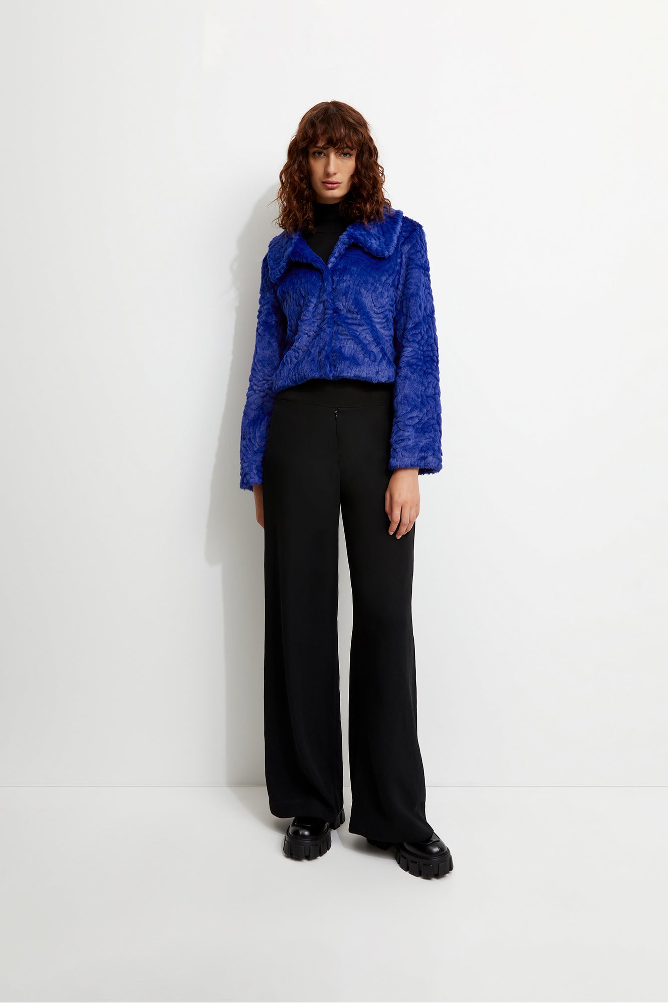 BLUELEA Fur pocket coat ブルレア コート bluelea Bluelea ブルレア Fur pocket coat ファーポケット コート（大