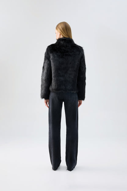 Fur Delish Jacket - Black