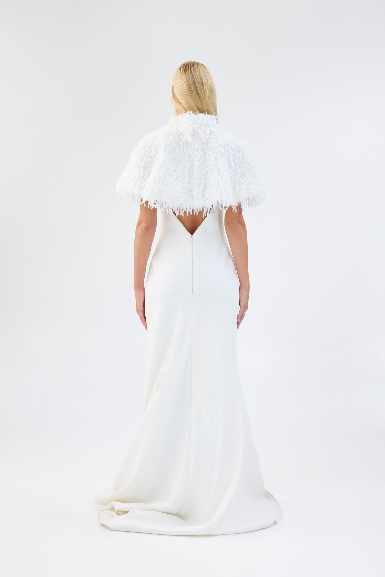 White Wedding Capelet