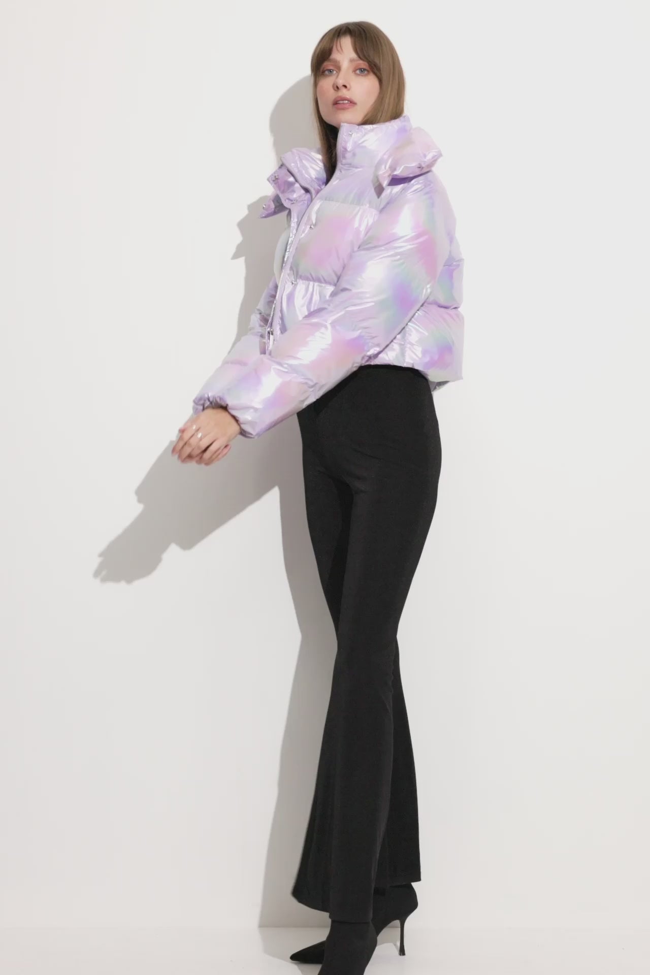 Fractals Jacket in Frosted Lilac