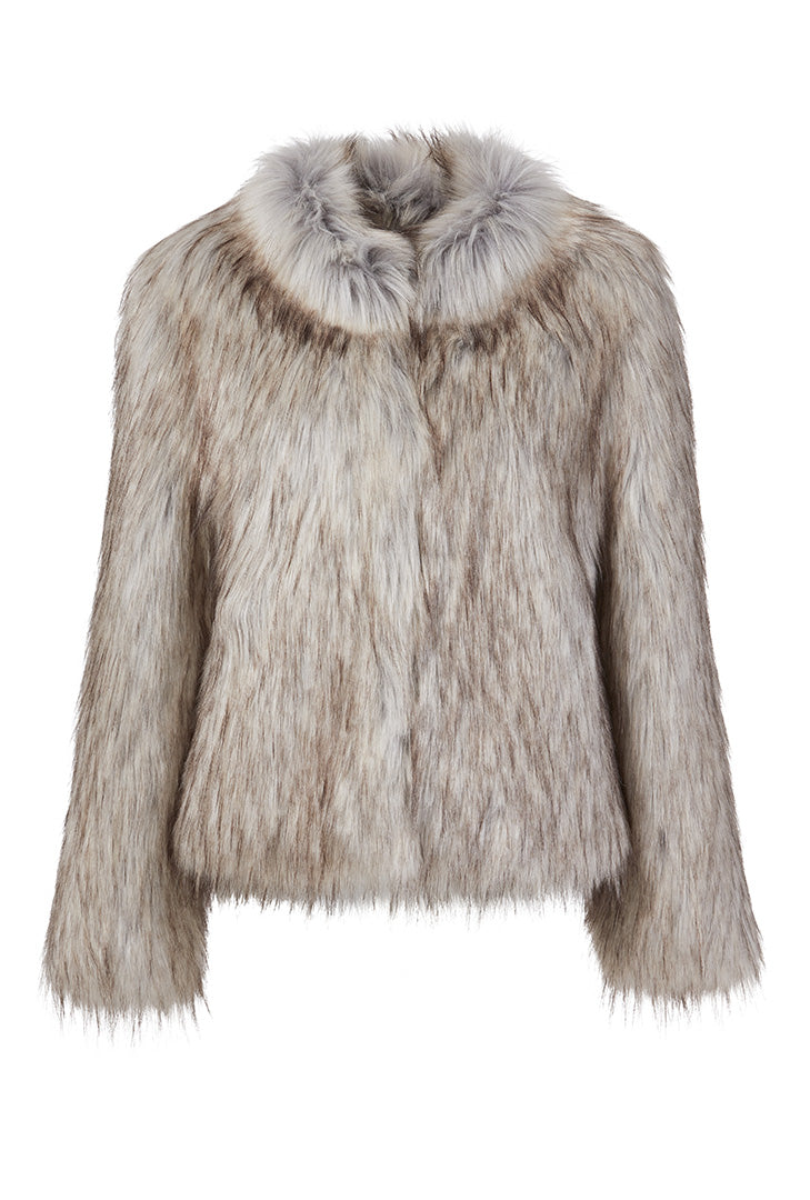 Fur Delish Jacket in Natural