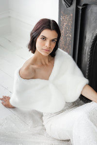 Yasmine Wrap in Blanc